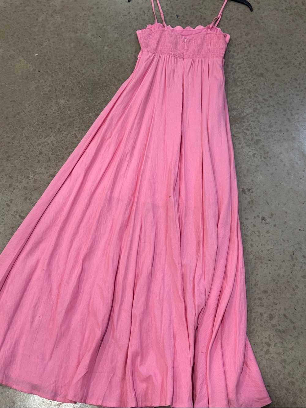 Pink Spaghetti Strap Maxi Dress - Picture 4 of 4